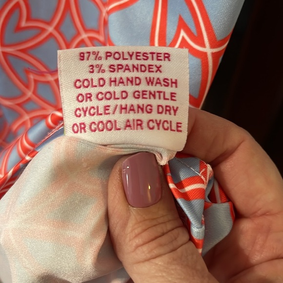 Gretchen Scott 3/4 Sleeve Ruffle Neck Dress - Picture 5 of 5